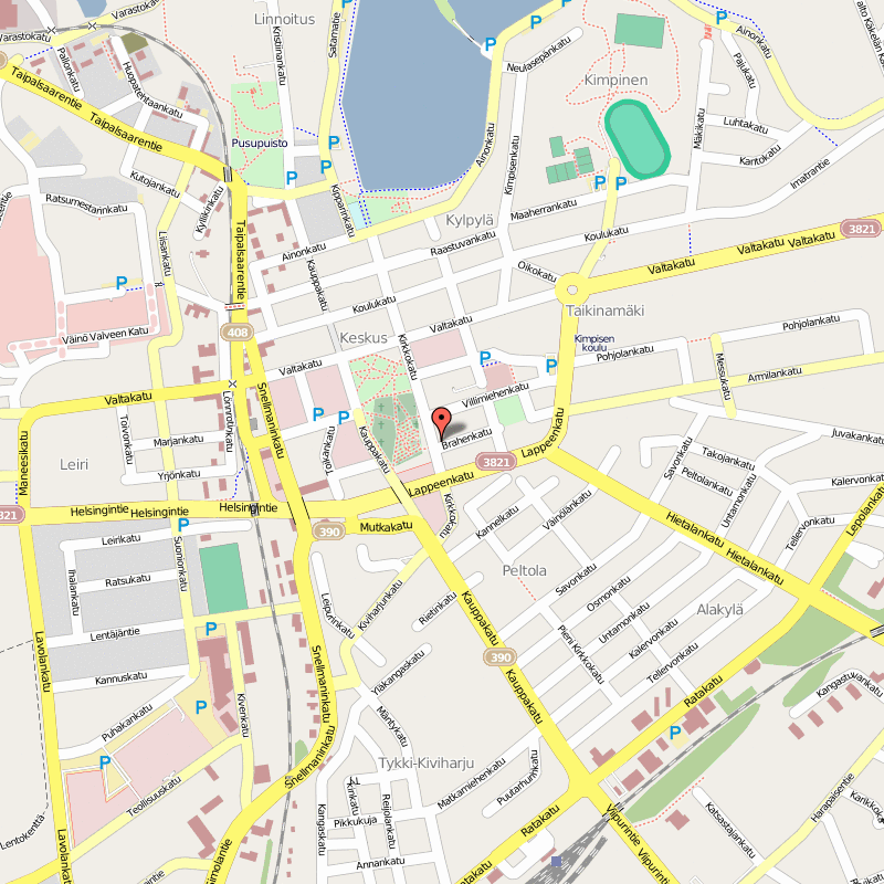 Lappeenranta map